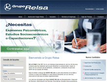 Tablet Screenshot of gruporelsa.com